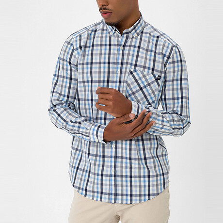 Mx40 Long Sleeve Button Down // Blue (S)