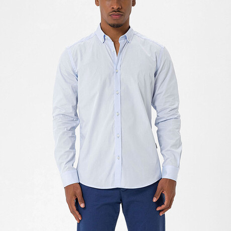 Mx50 Long Sleeve Button Down // Light Blue (S)