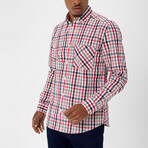 Mx40 Long Sleeve Button Down // Bordeaux (S)