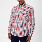 Mx40 Long Sleeve Button Down // Bordeaux (S)