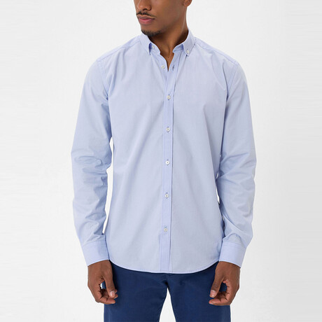 Mx50 Long Sleeve Button Down // Blue (S)