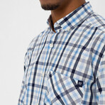 Mx40 Long Sleeve Button Down // Blue (S)