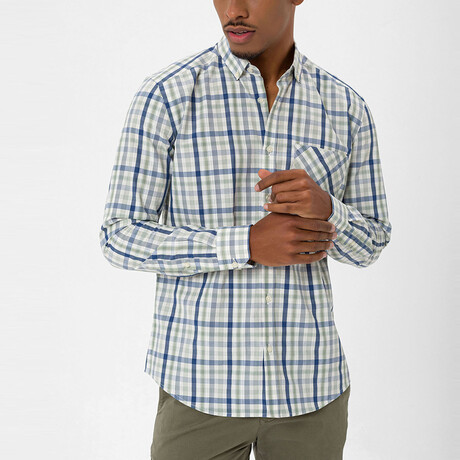 Mx40 Long Sleeve Button Down // Green (S)