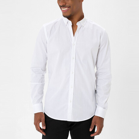 Mx50 Long Sleeve Button Down // White (S)