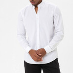 Mx50 Long Sleeve Button Down // White (S)