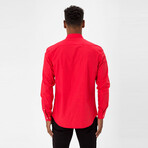 Mx50 Long Sleeve Button Down // Red (S)