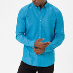Mx50 Long Sleeve Button Down // Turquoise (S)