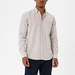 Mx55 Long Sleeve Button Down // Beige (S)