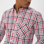 Mx40 Long Sleeve Button Down // Bordeaux (S)