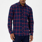 Mx51 Long Sleeve Button Down // Navy (S)