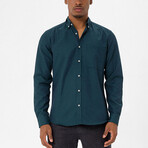 Mx55 Long Sleeve Button Down // Green (S)