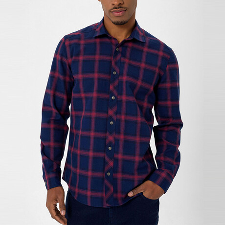 Mx51 Long Sleeve Button Down // Navy (S)