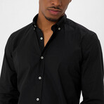 Mx50 Long Sleeve Button Down // Black (S)