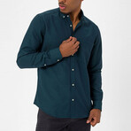 Mx55 Long Sleeve Button Down // Green (S)