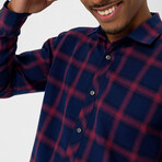 Mx51 Long Sleeve Button Down // Navy (S)