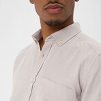 Mx55 Long Sleeve Button Down // Beige (S)