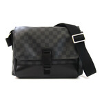 Louis Vuitton Damier Leather Shoulder Bag // Damier Graphite // Pre-Owned