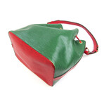 Louis Vuitton Epi Leather Shoulder Bag // Borneo Green + Castilian Red // Pre-Owned