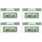 1969-C $20 Small Size Federal Reserve Note // Sequential Set of 4 // PCGS Certified About New 58 PPQ