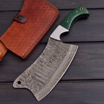 Green Butcher Cleaver // 4004