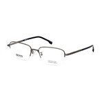 Hugo Boss // Men's BOSS 1108 Optical Frames // Semi Matte Dark Ruthenium