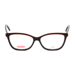 Men's HG 1053 Optical Frames // Black + Red + Gold