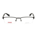 HUGO // Men's HG 0324 Optical Frames // Black Wood