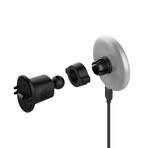 OMNIA CX2 Magnetic Charging Car Mount // Silver
