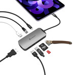 CASA HUB X DP USB-C 8K 10-in-1 Hub // Gray