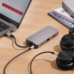 CASA HUB X DP USB-C 8K 10-in-1 Hub // Gray