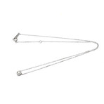 Vendome Aoyama // Platinum + Diamond Necklace // 14.56"-15.94" // Store Display