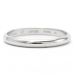 Cartier // Platinum 1895 Wedding Ring // Ring Size: 8 // Store Display
