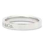 Tiffany & Co. // Platinum Flat Band Ring // Ring Size: 5.5 // Pre-Owned