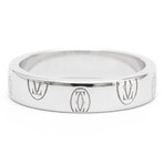Cartier // 18k White Gold Happy Birthday Ring // Ring Size: 4.75 // Pre-Owned