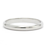 Cartier // Platinum 1895 Wedding Ring // Ring Size: 6.25 // Store Display