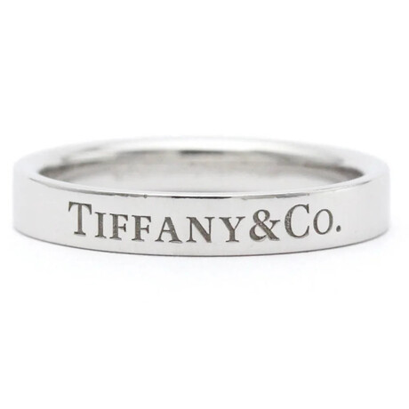 Tiffany & Co. // Platinum Flat Band Ring // Ring Size: 5.5 // Pre-Owned