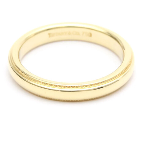 Tiffany & Co. // 18k Yellow Gold Classic Milgrain Ring // Ring Size: 5.5 // Store Display