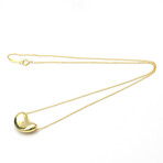 Tiffany & Co. // 18k Yellow Gold Bean Necklace // 15.94" // Store Display