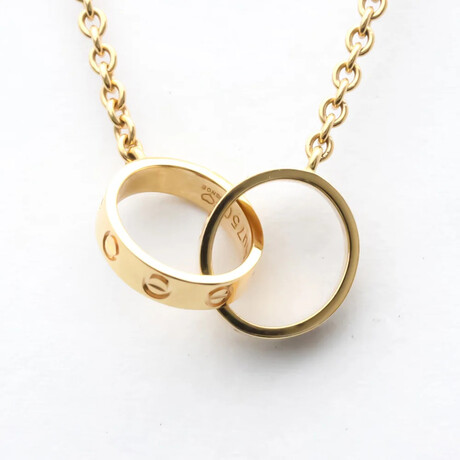 Cartier // 18k Rose Gold Love Necklace // 17.12" // Store Display
