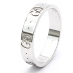 Gucci // 18k White Gold Icon Ring // Ring Size: 6 // Store Display