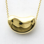 Tiffany & Co. // 18k Yellow Gold Bean Necklace // 15.94" // Store Display