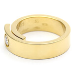 Cartier // 18k Yellow Gold Anniversary Ring With Diamond // Ring Size: 5.75 // Store Display