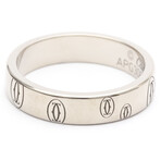 Cartier // 18k White Gold Happy Birthday Ring // Ring Size: 5.25 // Store Display