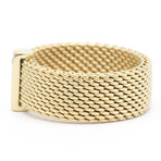 Tiffany & Co. // 18k Yellow Gold Somerset Diamond Mesh Ring // Ring Size: 4 // Store Display