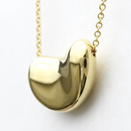 Tiffany & Co. // 18k Yellow Gold Bean Necklace // 15.94" // Store Display
