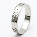 Gucci // 18k White Gold Icon Ring // Pre-Owned (Ring Size: 5.5)