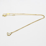Van Cleef & Arpels // 18k Yellow Gold Necklace With Shell // 14.96"-15.74" // Store Display