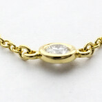 Tiffany & Co. // 18k Yellow Gold By The Yard Diamond Bracelet // 6.69" // Store Display