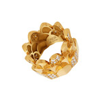 Fred of Paris // 18K Yellow Gold Diamond Ring // Ring Size: 4.75 // Pre-Owned