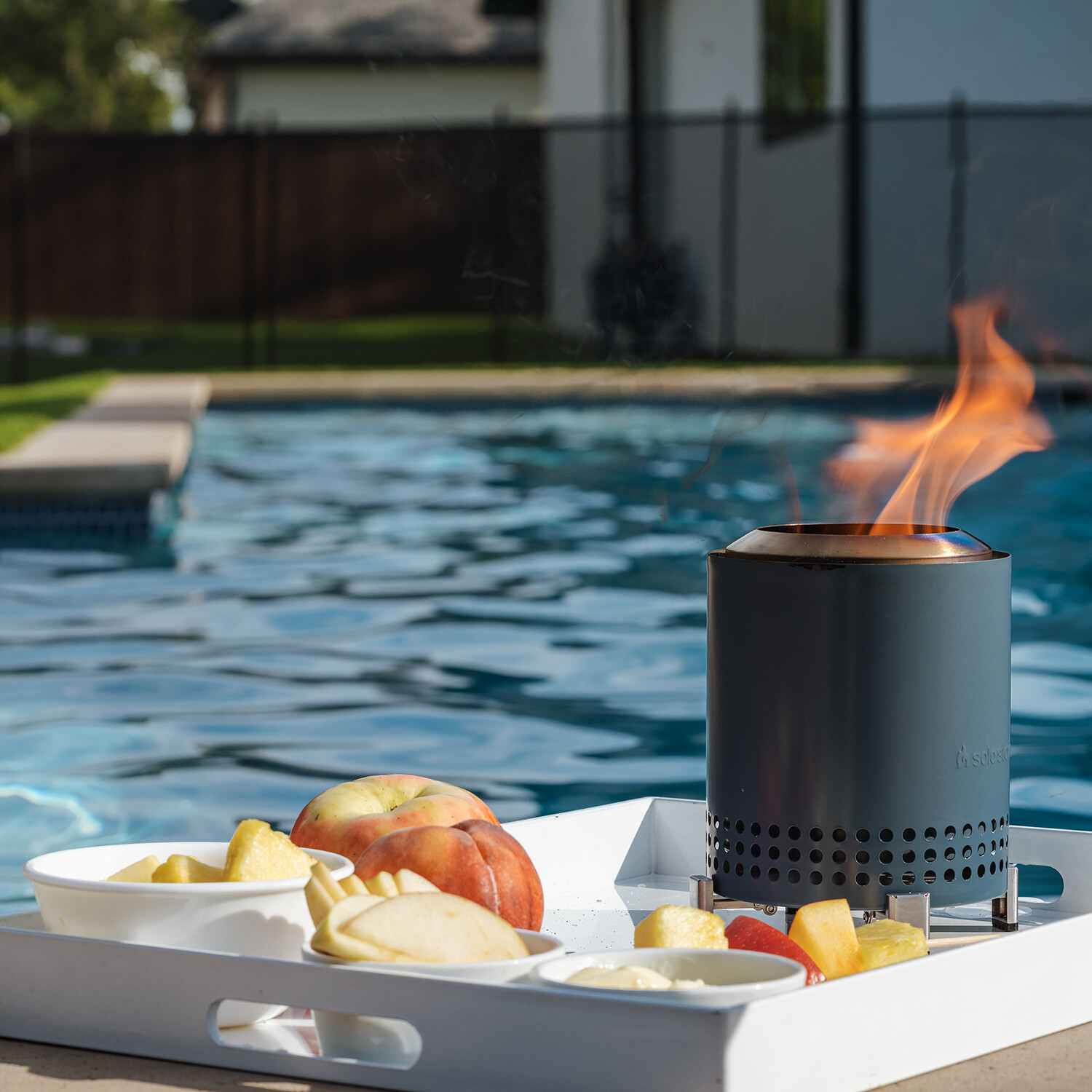 Mesa table top fire pit water solo stove table top fire pit